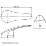 TOTO Kitchen faucet lever handle