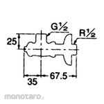 KAKUDAI MFG D-type stop cock body