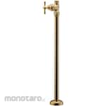 KAKUDAI MFG Straight stop valve antique gold