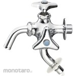 SANEI (formerly Sanei Faucet Manufacturing Co., Ltd.) Two-mouth horizontal faucet for washing machine