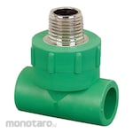 ERA Piping PPR Brass Fittings Male Thread Tee (Sambungan Pipa PPR)