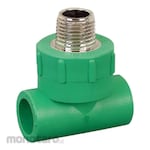 ERA Piping PPR Brass Fittings Male Thread Tee E-Type (Sambungan Pipa PPR)