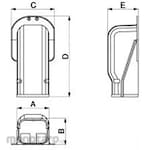 INABA DENKO Wall Corner (Sudut Dinding)