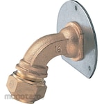 SANEI (formerly Sanei Faucet Manufacturing Co., Ltd.) Through-wall elbow 70 °