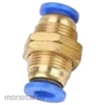SCA Pneumatic Push-In Bulkhead Straight Fitting (Sambungan Lurus Pneumatik)
