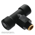 Vinilon Male Tee (Brass Male Thread) Push-In Fitting (Tee Drat Luar Kuningan)