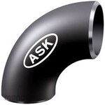 Awaji Materia PT370 S/40 90° Long Elbow, Black (Sambungan Pipa)