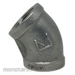 Non Brand Stainless Steel Threaded Elbow 45° (Sambungan Siku Stainless)