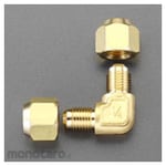 ESCO Middle Flare Elbow 1/4 Inch (Sambungan Nepel L)