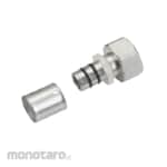 AMD Female Elbow Press Brass