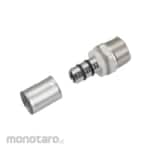 AMD Male Elbow Press Brass
