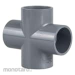 HUASHENG Sambungan Pipa CPVC Cross Tee SCH80 ASTM F437