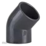 HUASHENG Sambungan Pipa PVC Elbow 45° uPVC SCH80 ASTM D2467