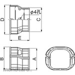 INABA DENKO Different Diameter Joint