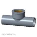 Lesso JIS PVC-U Faucet Tee with Metal Insert AW Fittings