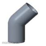 Lesso Sambungan Pipa PVC Elbow 45° AW
