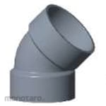 Lesso Sambungan Pipa PVC Elbow 45° D