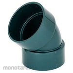 SEKISUI FS-45L ESLON Building fireproof PVC pipe DV 45 ° elbow