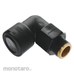 Vinilon Male Elbow 90° fitting push on (brass thread)