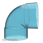 RUCIKA Sambungan Pipa Transparan Elbow 90° D