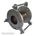 Tozen JBF, SUS304 Expansion Joint With SUS304 Inner Sleeve c/w C.S. Flanges On Both Ends to PN25 with Tie Rod