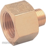 ASOH Brass Hex Reducing Nipple Adapter MalexFemale Thread (Bushing Reduksi)