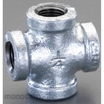 ESCO Cross Rc 1/4inch (Sambungan Pipa Empat Arah)