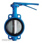 Tozen Butterfly Valve, Wafer 10K, Teflon Seat Lever
