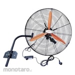 SpecTek Industrial Wall Fan with Orange Blade
