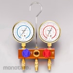 ESCO [R404A / R407C] Ball valve type gauge manifold
