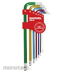 MARVEL Semi-long Ball Point Hex Bar Spanner Set