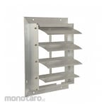 DAYTON Exh Shutter Fits Fan Dia 12 In Aluminum