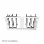 DAYTON Fan Shutter 24 In White Painted Aluminum