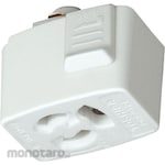 Toshiba Lighting & Technology Unplugged Outlet Plug With Grounding Electrode (For Lighting Rail With Grounding Electrode)