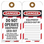 NMC Danger Do Not Operate Equip Lock-Out