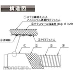 Fukagawa Thermal Insulation Flexible Duct HH-F214 No Terminal Processing (Pipa Fleksibel Berinsulasi)