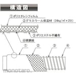 Fukagawa Thermal Insulation/Silence Flexible Duct HH24-ACNN with Terminal Processing (Pipa Fleksibel Berinsulasi)