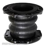 Tozen Flexible Rubber Joint Twinflex JIS 16K Mild Steel Flange (Sambungan Karet Fleksibel Twinflex)