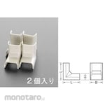 ESCO 18x40mm molding joint internal curve (plastic / white / 2 pcs)