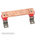 HUBBELL PREMISE WIRING Grounding Strip, Busbar & Kit HBBB14210A Copper, 10 in Grounding Bar Lg L 10In 1pc