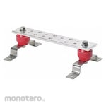 Panduit Grounding Strip, Busbar & Kit GB2B0304TPI1 Copper, 10 in Grounding Bar Lg L 10In 1pc