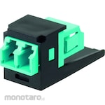 Panduit Dupl LC 10 GbE Fiber Adapter (AQ) with Module (BL) Zirc