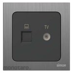 SIMON ELECTRIC TV and Data Outlet Module Cat.6 (Modul Stop Kontak TV dan Jaringan)