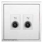 SIMON ELECTRIC Twin TV Outlet Module (Stop Kontak Antena TV)