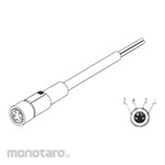 Metalwork Straight M8 Connectors with Shielded Cable