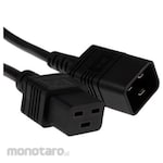 RS PRO IEC C19 Socket to IEC C20 Plug Power Cord (Kabel Power)