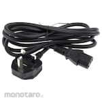RS PRO Power Cord IEC C13 Socket to GB BS1363 Plug (Kabel Listrik IEC C13)