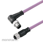 WEIDMULLER Connecting Line Male Angled to Socket Straight (Kabel Konektor)