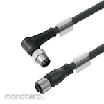 WEIDMULLER Connecting line Male, angled on socket straight