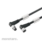 WEIDMULLER Sensor/actuator Cables Connecting line (M8 pin to M8 socket (shielded)-Angled to Angled